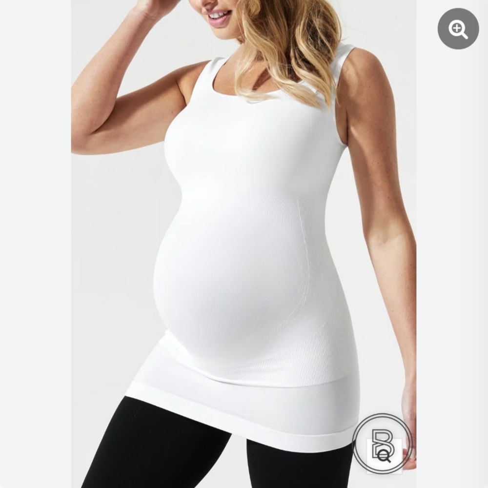 BLANQI White Maternity Tank Top